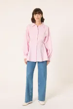 CHEMISE À PÉPLUME RAYÉE