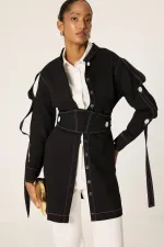 BELİ KEMERLİ CEKET