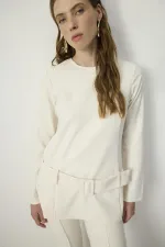 BELTED CREPE TUNIC BELTED CREPE TUNIC
