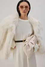 KUŞAKLI TRİKO MAXİ ELBİSE