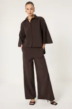 ENSEMBLE CHEMISE ET PANTALON KUPRA