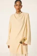 DRAPELİ KREP TUNİK