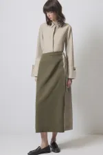 CONTRASTING COLORED SKIRT CONTRASTING COLORED SKIRT