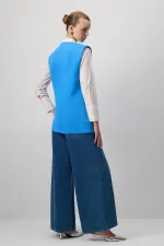 KETEN DOKULU KRUVAZE YELEK