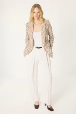 PATTERNED BLAZER JACKET