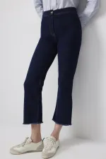 PAÇASI PÜSKÜLLÜ DENİM PANTOLON