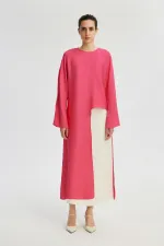 LONG TUNIC WITH FRONT SLIT