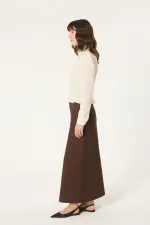 BELİ PİLELİ TAŞLI GÖMLEK