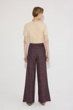 PİLELİ EKOSE PANTOLON