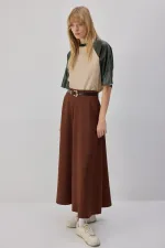 YÜKSEK BEL PARÇALI ETEK