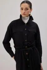 GABARDINE SHIRT WITH CARGO POCKETS GABARDINE SHIRT WITH CARGO POCKETS