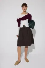 ÖNDEN ÇITÇITLI UZUN KOLLU BODY