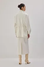 STAND COLLAR ZIP-UP JACKET