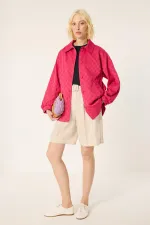 BLOQUE BOMBER EN JACQUARD FIN