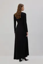 ROBE MAXI À BOUCLE