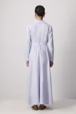 DRESS WITH ZIPPERED COLLAR