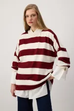 ÇİZGİLİ TRİKO KAZAK