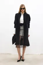 Maxi-size trench coat Maxi-size trench coat