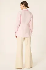 CHEMISE EN POPLINE À MOTIFS FLORAUX