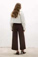 RIBBED PALAZZO TROUSERS RIBBED PALAZZO TROUSERS