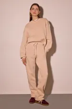 KNITTED PANTS WITH ELASTIC WAISTBAND