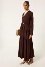 ENSEMBLE TUNIQUE ET JUPE À FERMETURE ÉCLAIR