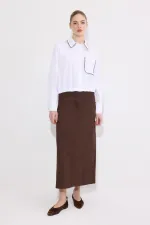 TAŞ İŞLEMELİ KISA GÖMLEK