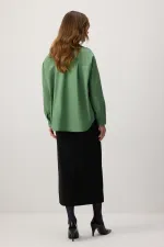 TEK CEPLİ OVERSIZE GÖMLEK