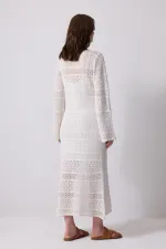 PAMUKLU ÖRGÜ ELBİSE