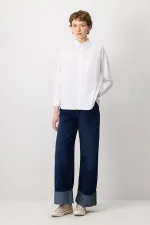 CHEMISE SURDIMENSIONNÉE À UNE SEULE POCHE