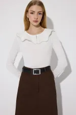 DANTEL YAKA ÇITÇITLI BODY