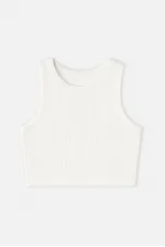 SOUS-VÊTEMENT BASIQUE EN MAILLE CÔTELÉE 100% COTON