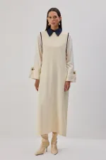 SHIRT COLLAR CREPE VEST SHIRT COLLAR CREPE VEST