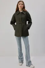 WAXED FINISHED BELTED JACKET WAXED FINISHED BELTED JACKET