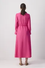 ROBE EN VISCOSE CEINTURE