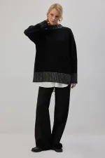 ZIT RENKLİ ÖRGÜ TUNİK