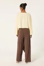 KNITTED SHALVAR PANTS SET