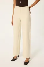 STRAIGHT FIT CREPE PANTS STRAIGHT FIT CREPE PANTS