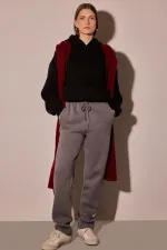 KNITTED PANTS WITH ELASTIC WAISTBAND
