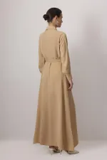 TEXTURED SHIRT DRESS