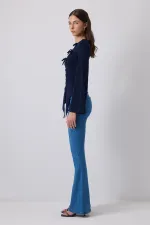 FİYONK DETAYLI DRAPELİ BLUZ