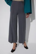 Modal blend flannel ribbed trousers