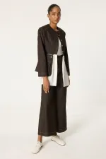 VESTE À PLIS, PANTALON, ENSEMBLE EN JEAN