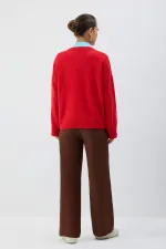 BELİ LASTİKLİ NERVÜRLÜ PANTOLON