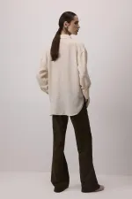 SHIRT COLLAR MELANGE TUNIC