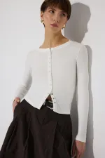 ÖNDEN ÇITÇITLI UZUN KOLLU BODY