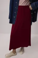 BASIC SKIRT WITH ELASTIC WAISTBAND