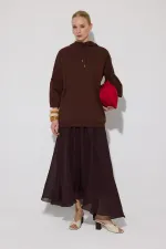 Balloon Sleeve Hooded Sweatshirt