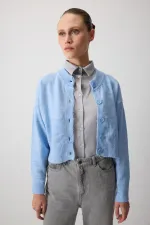 DÜĞMELİ KISA TRIKO HIRKA