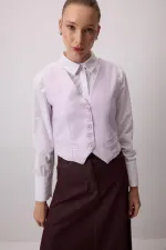 BUTTONED SHORT VEST BUTTONED SHORT VEST